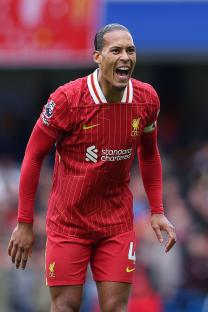 Virgil van Dijk of Liverpool during a Premier League match.