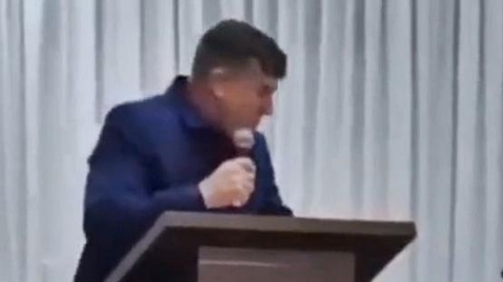 Harrowing moment pastor dies in middle of livestreamed service after dropping to knees for passionate sermon