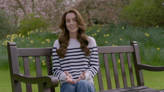 Prince William and Catherine, Princess of Wales, sitting together.