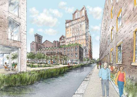 Incredible plans for new town revealed with its own LIDO and 1km-long ‘play link’ set to transform ’empty’ corner of UK