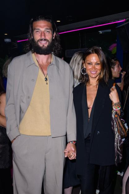 Mandatory Credit: Photo by Shutterstock (15479037v) Lou Teasdale and Andy Carroll Superdrug Star Awards, London, UK - 09 Sep 2025