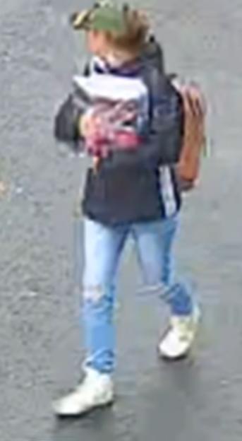 CCTV image of Victoria Taylor at Malton Bus Station.