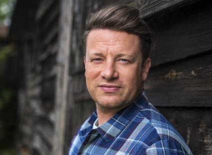 Portrait of Jamie Oliver.