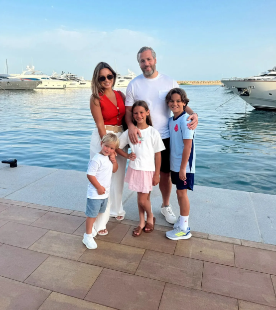 Family portrait by the water.