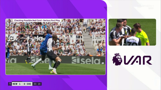 Chelsea star Nicolas Jackson sent off for moment of madness as he brutally elbows Sven Botman in Newcastle clash
