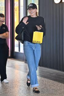Miley Cyrus shopping in Los Angeles.