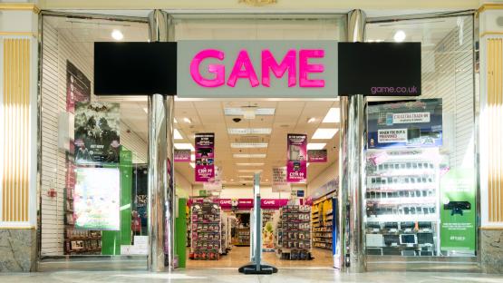 GAME store entrance.