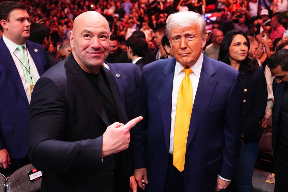 ‘This is the coolest thing ever’ – Fans stunned by AI images of White House UFC extravaganza shown on TV by Dana White