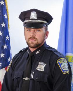 Portrait of Boston Police Officer John O'Keefe.