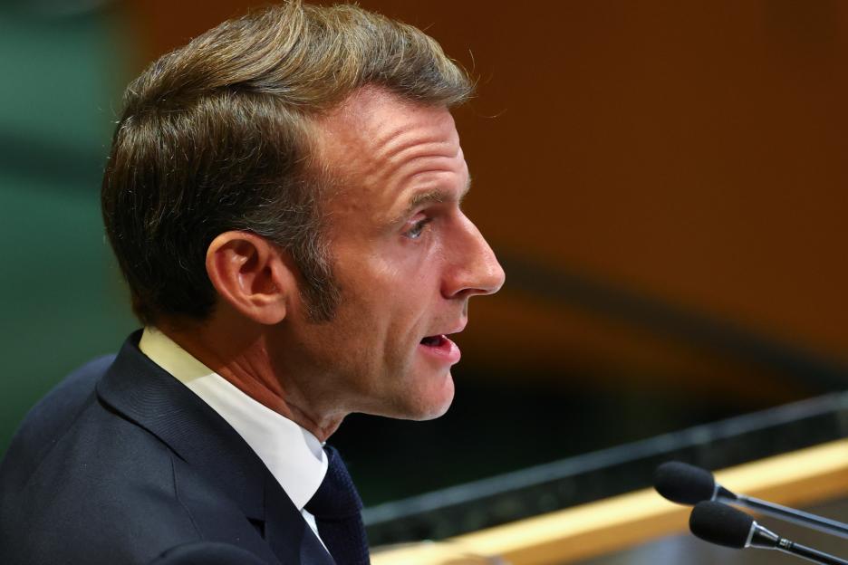 France recognises Palestine as Macron delivers speech at UN joining Starmer’s move despite Hamas declaring ‘victory’