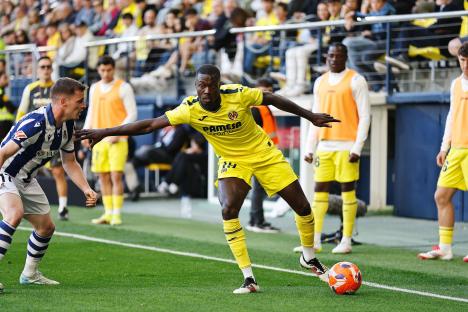 Nicolas Pepe of Trabzonspor in action.