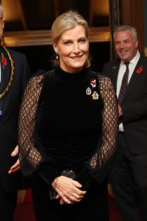 Sophie, Countess of Wessex at the Royal British Legion Festival of Remembrance.