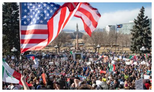 US tariffs: Protesters storm European cities against Trump