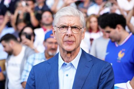 Arsene Wenger at the Men's Gold Medal match, Paris 2024 Olympics.