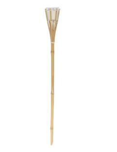 Bamboo citronella candle torch.