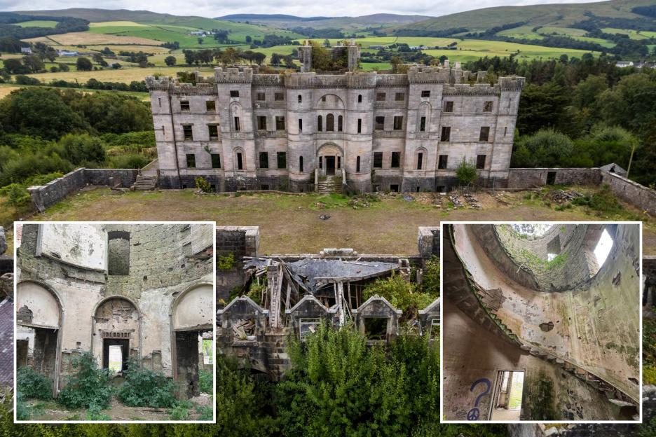 Inside overgrown castle that was home to Hollywood actress and Prime Minister left abandoned for 70 years