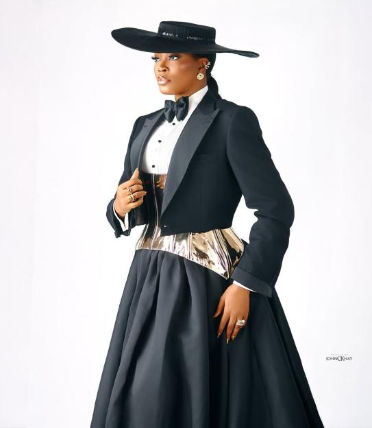 Kiekie’s Tuxedo-and-Ball-Gown Look is the Modern Take on Black-Tie Glam We Love