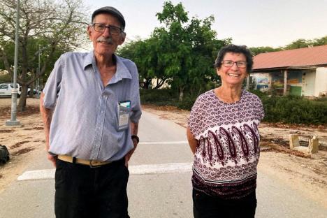 Yocheved and Oded Lifshitz, released from Hamas hostage captivity.