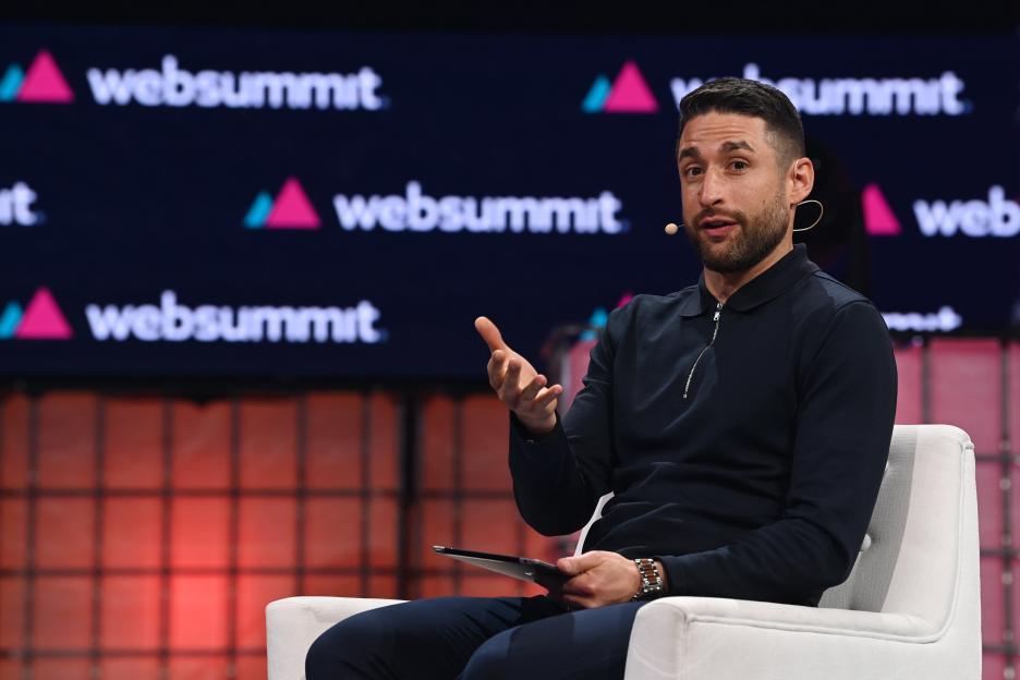 David Ornstein speaking at Web Summit.