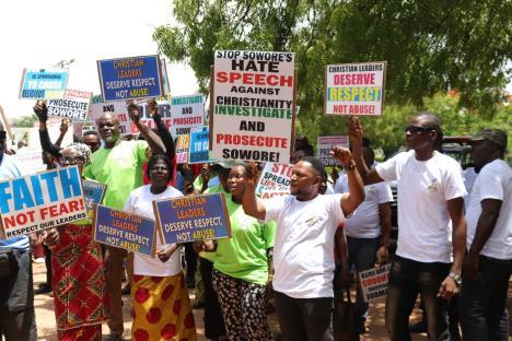 Christian youths protest in Abuja over cyber attacks on religious leaders, demand end to online bullying 4