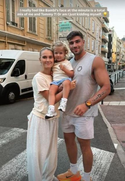 Molly Mae takes private jet with daughter Bambi to surprise Tommy Fury in France after moaning about 'funless summer',