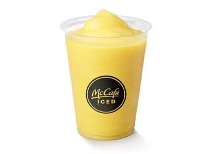 McCafe Iced Mango Pineapple Smoothie.