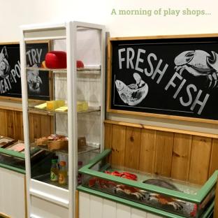 Photo of a children's play village shop.