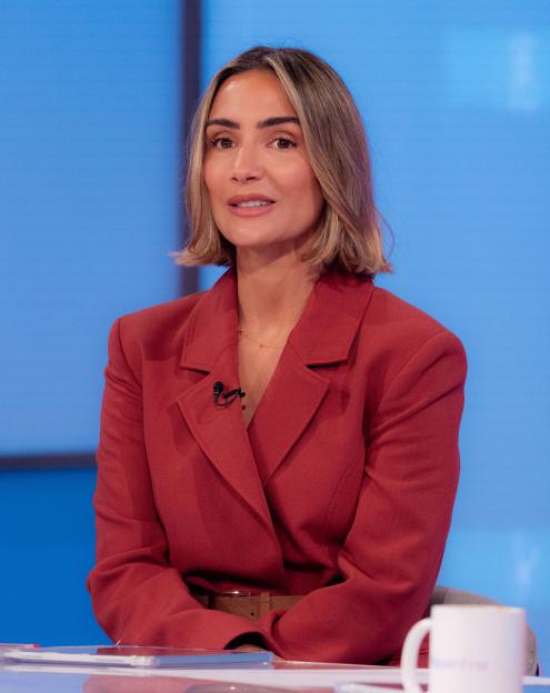 Frankie Bridge on the Loose Women TV show.