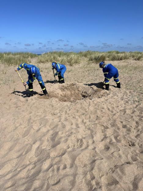 Why you should never dig big holes at the beach after strict new warning