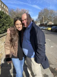 Mike Lynch and his daughter Hannah.