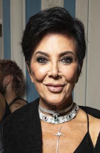 Kris Jenner at a fashion show.