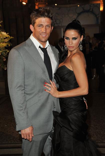 Alex Reid and Katie Price at the Philips British Academy Television Awards after-party.