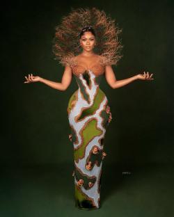 Osas Ighodaro’s AMVCA Look Was an Ode to Mother Nature Itself | See Photos