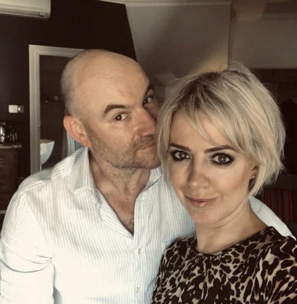Corrie couple Sally Carman and Joe Duttine.
