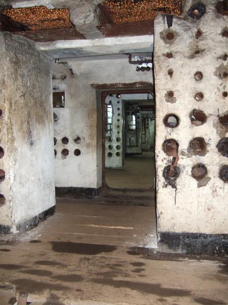 Interior of an abandoned Soviet-era nuclear missile base.