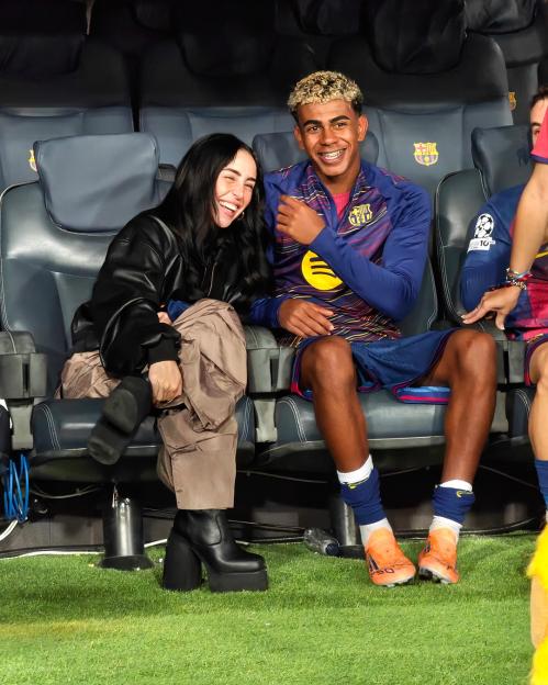 Lamine Yamal and Nicki Nicole