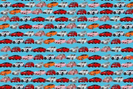 Everyone can see the cars in this optical illusion – but it takes a genius to spot the convertible in under 15 seconds
