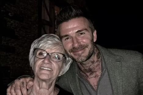 David Beckham’s mum Sandra pays sweet tribute to star on 50th birthday with throwback post