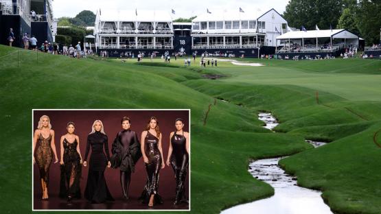‘That felt personal’ – Kardashians catch random strays from Ryder Cup star in brutal swipe at USPGA Championship course 