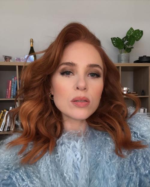 Portrait of Angela Scanlon.