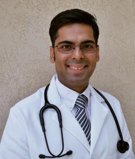 Portrait of Dr. Saurabh Sethi, a gastroenterologist.