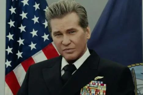 Watch Val Kilmer’s final film scene as he reunited with Tom Cruise in Top Gun… but was so ill his voice was cloned by AI