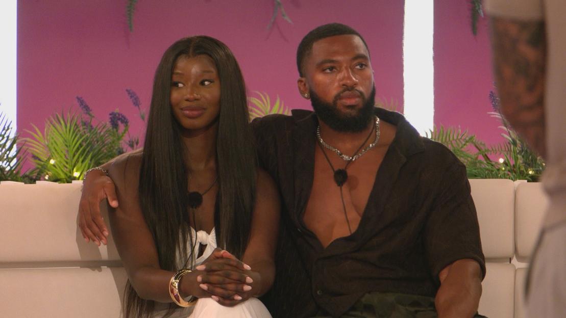 ALL IMAGES AND INFORMATION CONTAINED HEREIN STRICTLY EMBARGOED UNTIL THURSDAY THE 12TH OF JUNE, 10:00 PM...From ITV..Love Island SR12 Ep4 on ITV2 and ITVX..Pictured: ALIMA, REMELL...This photograph is (C) ITV plc and can only be reproduced for editorial purposes directly in connection with the programme or event mentioned above, or ITV plc. This photograph must not be manipulated [excluding basic cropping] in a manner which alters the visual appearance of the person photographed deemed detrimental or inappropriate by ITV plc Picture Desk. This photograph must not be syndicated to any other company, publication or website, or permanently archived, without the express written permission of ITV Picture Desk. Full Terms and conditions are available on the website www.itv.com/presscentre/itvpictures/terms..For further information please contact:.michael.taiwo1@itv.com
