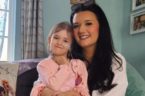 My five-year-old daughter and I both caught stomach bugs – but Mia’s turned out to be cancer