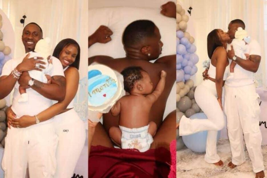 Priscilla Ojo, son Rakeem, reunite with Juma Jux in Tanzania [VIDEO]