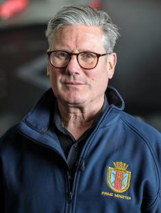 Portrait of Keir Starmer, Britain's Prime Minister.