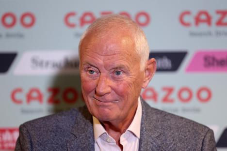 Barry Hearn, president of Matchroom Sport, at a press conference.