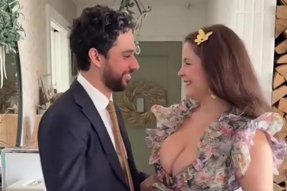 Woman slammed for ‘vulgar’ wedding guest dress as trolls say she’s trying to ‘make the whole day’ about her ‘rack’