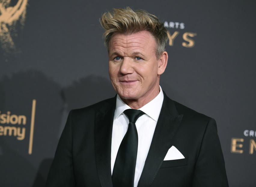 Photo of Gordon Ramsay at the Creative Arts Emmy Awards.