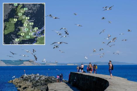 UK weather: Met Office warns of ‘chilly start’ to VE Day celebrations as temperatures plunge after May Day scorcher